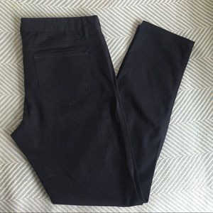 Club Monaco Black Cotton Stretch Pants